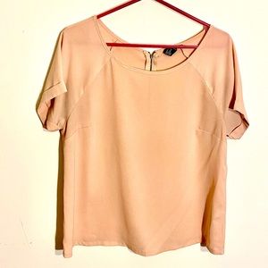 FOREVER 21 - Light Pink Chiffon Tee